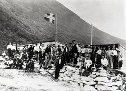 Skytterstevne på Øverlandan (rett innenfor Skredfjellet) ved