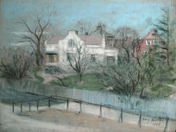 Geitemyrsveien [Akvarell]