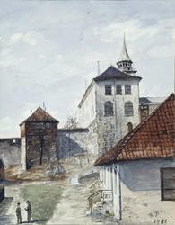 Akershus slott [Akvarell]