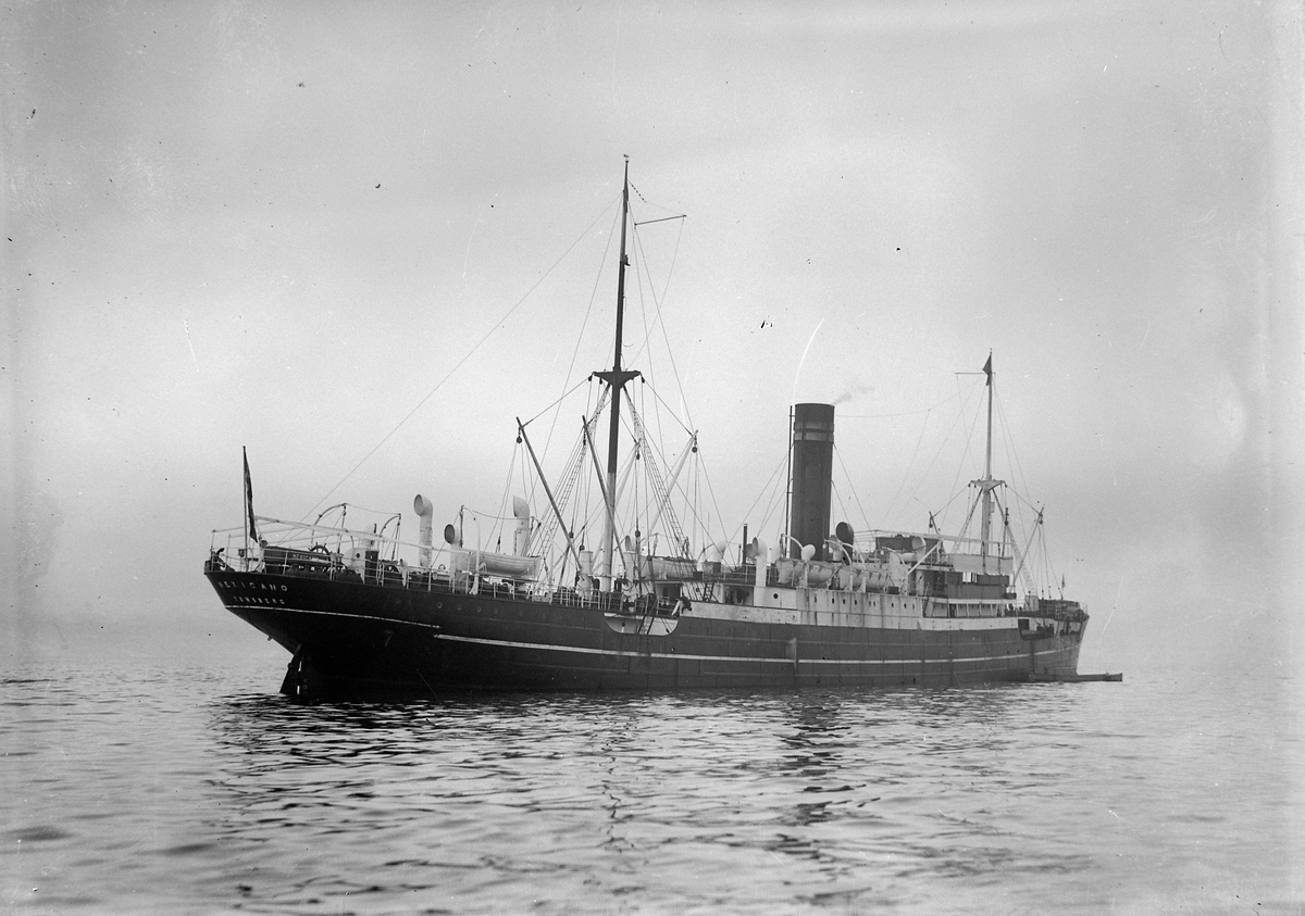 Skipet D/S Mexicano, Tønsberg på Trondheimsfjorden