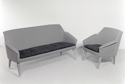 Salong. Sofa og lenestol.