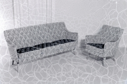 Salong. Sofa og lenestol.