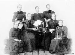 Gruppebilde. Sykurs. Kvinner