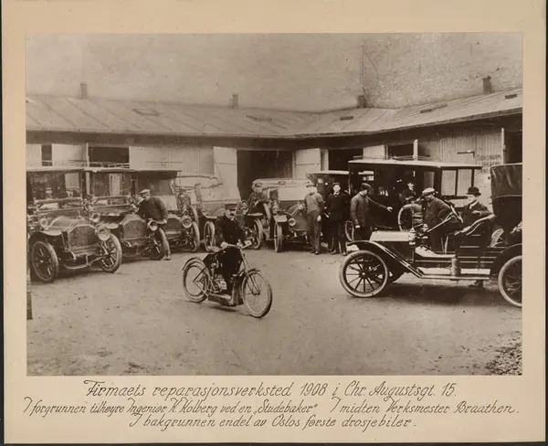 Kolberg, Caspary & Co. reparasjonsverksted.