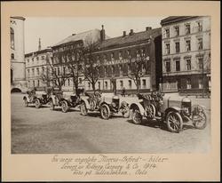 "Morris-Oxford"-biler levert av Kolberg, Caspary & Co.