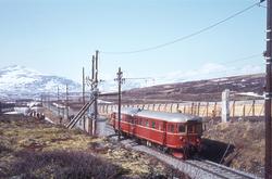 Utfluktstog for Norsk Jernbaneklubb med motorvogn BM 91H 02 