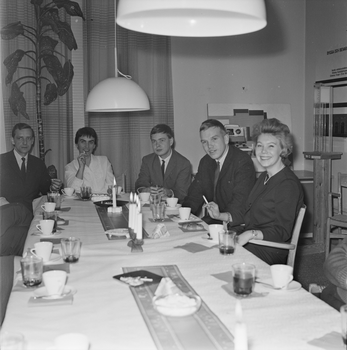 Luciafirande på Matell & Nordström, Uppsala 1963