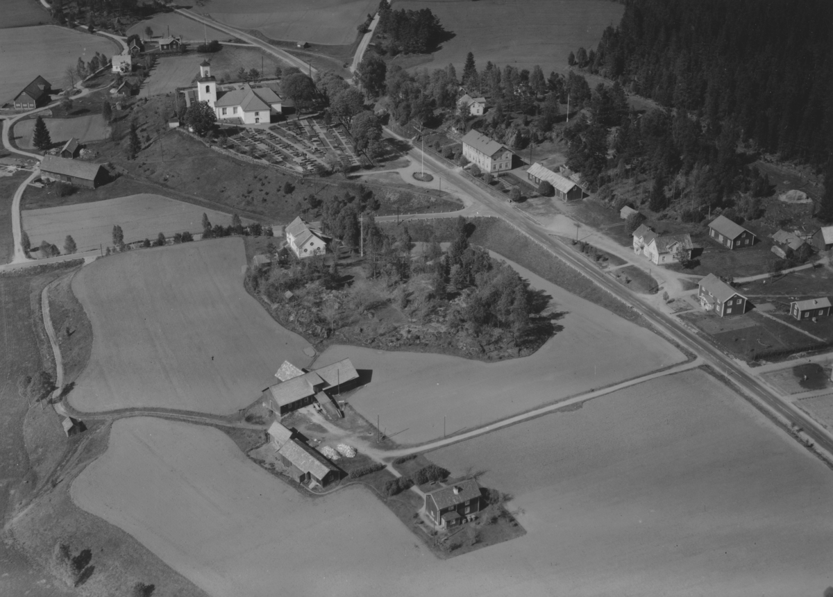 Flygfoto över Svenarum i Vaggeryds kommun. Nr. O 993