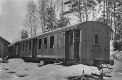 Rjukanbanens utrangerte personvogn Bo nr. 8 under opphugging