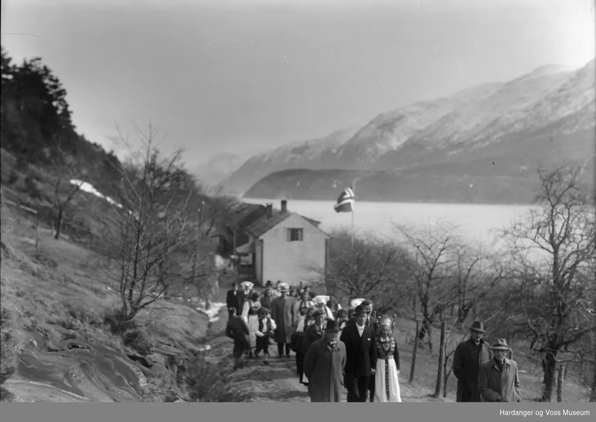 Bryllup Margreta Og Erik T Høisæter Hardanger Og Voss Museum