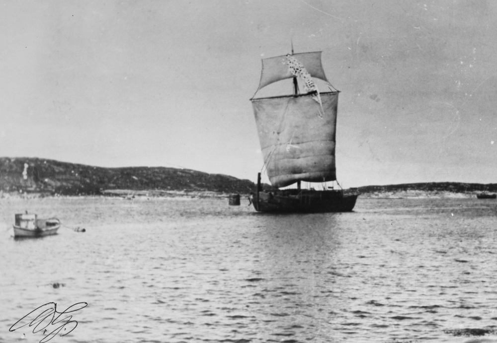 Jekt i Brønnøy ca.1914