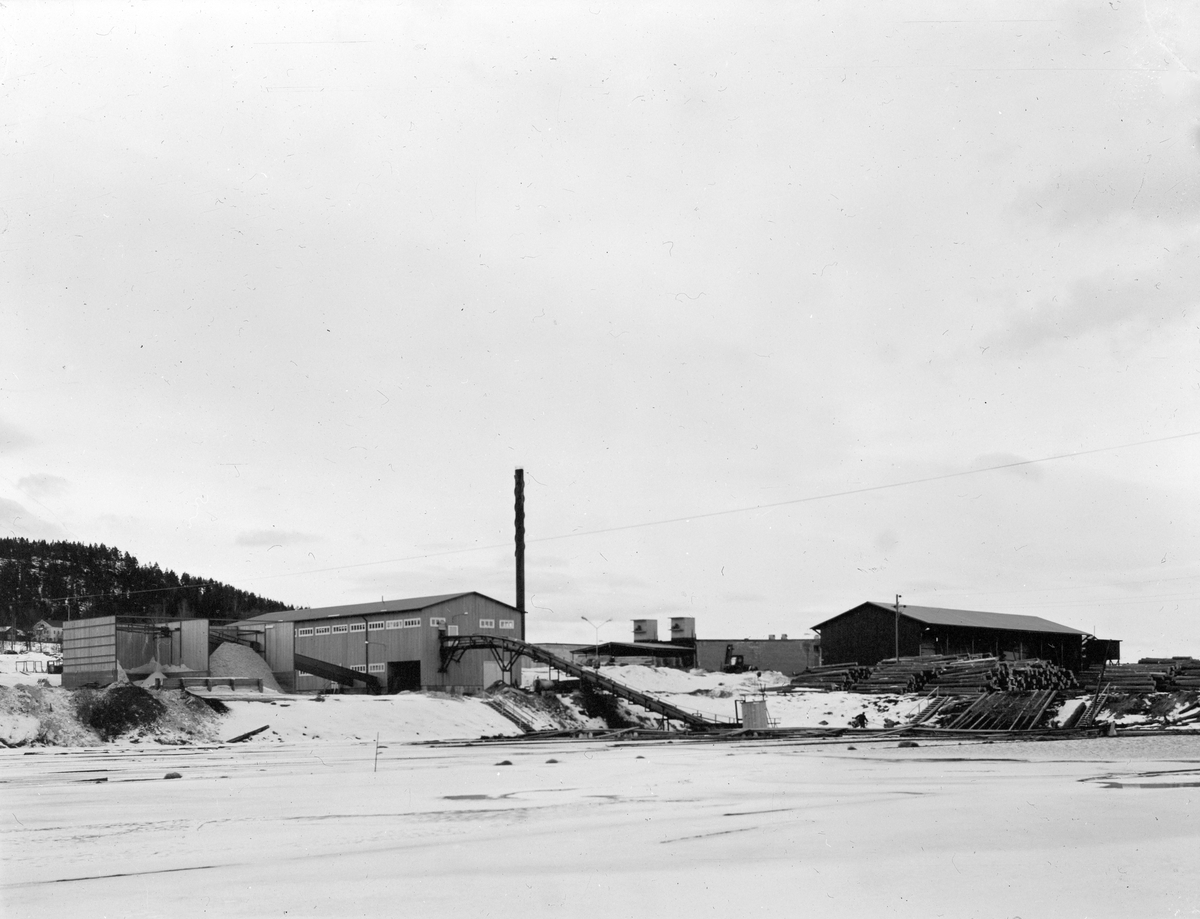 Mellanskog verksam i Gävleborgs län. Mars 1973
