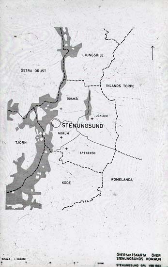 Stenungsunds kommun: Översiktskarta.