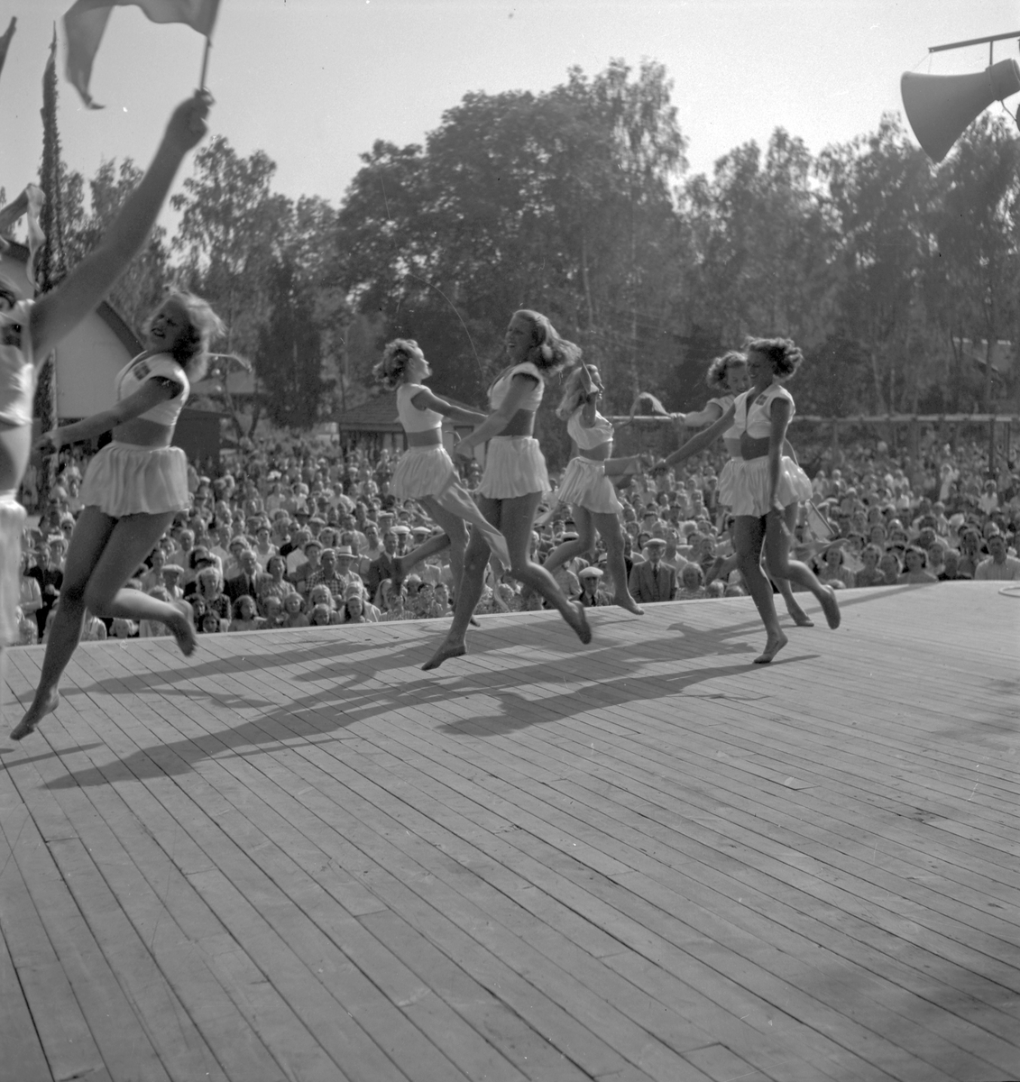 Furuviksparken invigdes pingstdagen 1936.
Nöjesfältet, badplatsen Sandvik och djurparken gjordes iordning.
Folkdanslaget Furuviks Ungdomslag och Barnkabarén blev Furuviksbarnen

Lilla scenen på nöjesfältet







