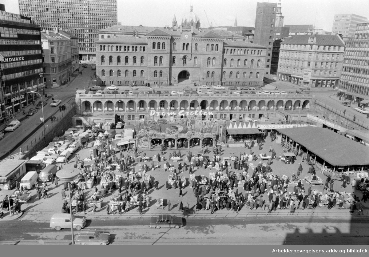 Youngstorget. Mars 1969