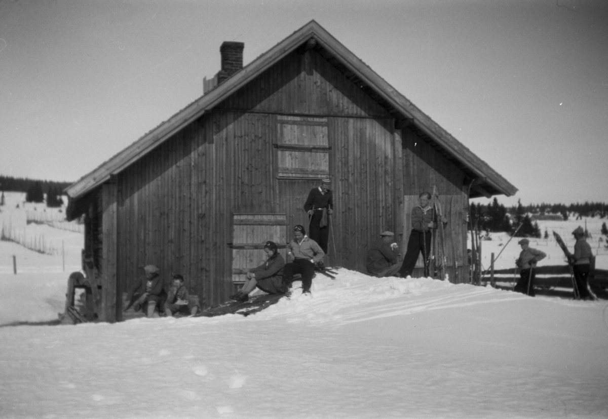 Skiløpere på Nordseter.