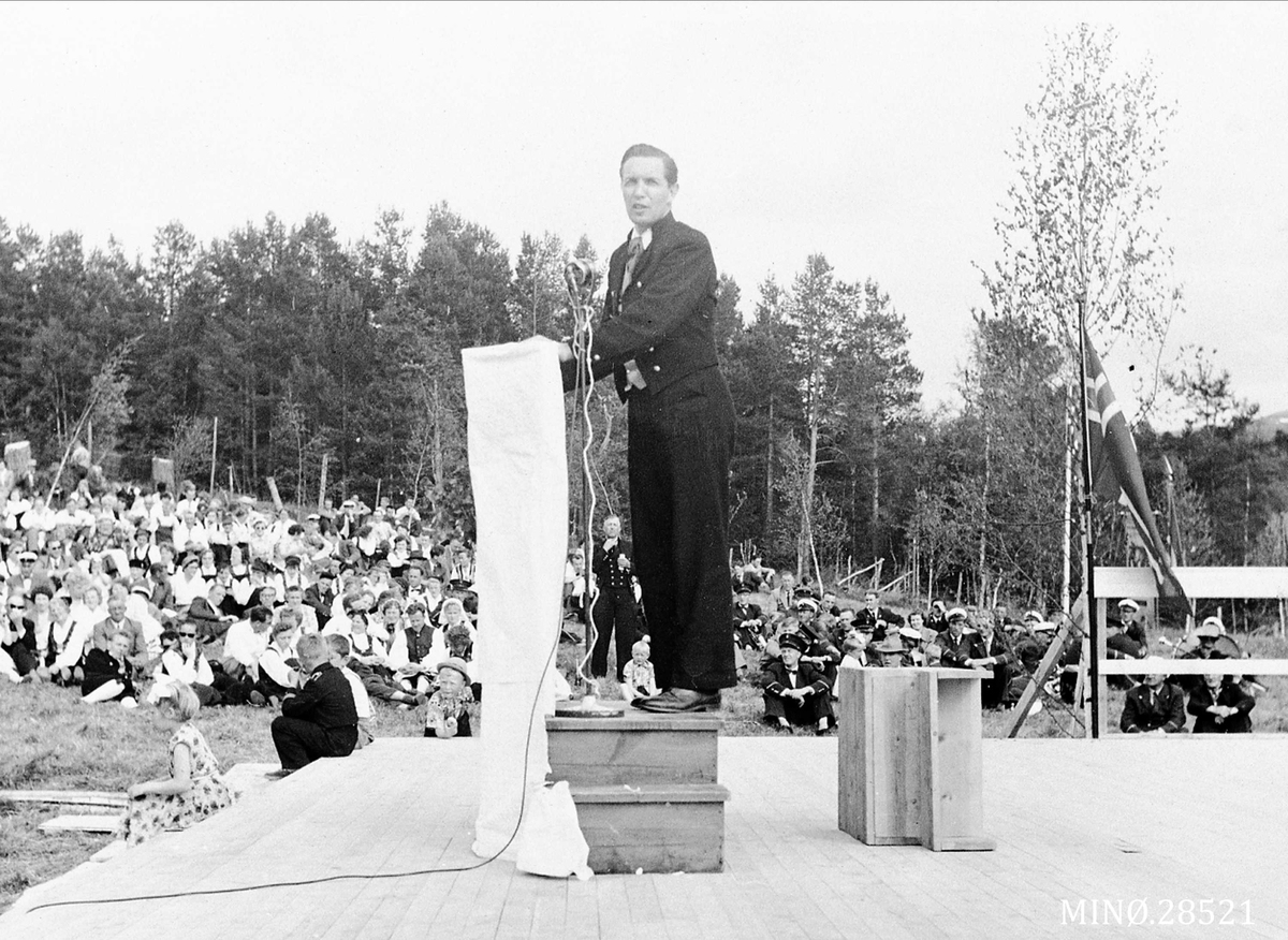 Landsstevne i Noregs Ungdomslag på Tynset 1957, tale
