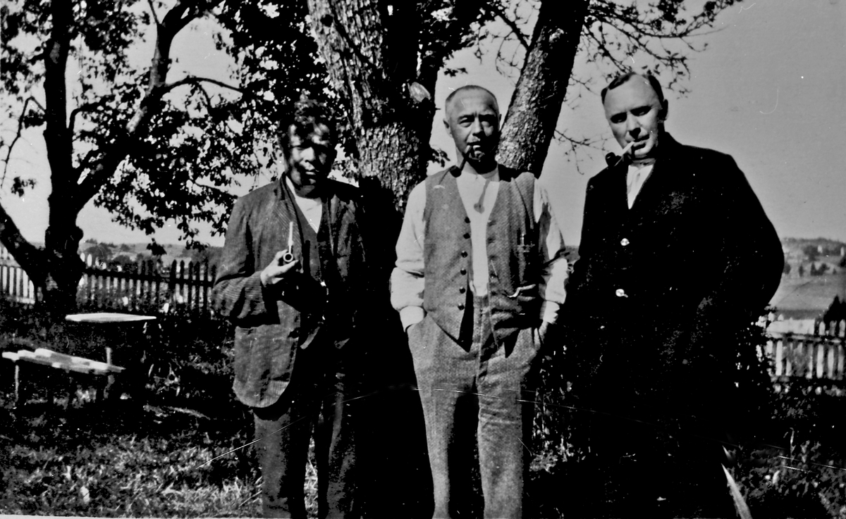 Oskar Braaten, Søren Sørensen og Stein Balstad, 1926. 