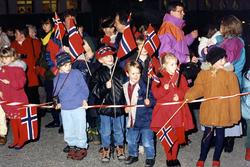 Kong Harald V er i Kristiansund for å foreta den offisielle 