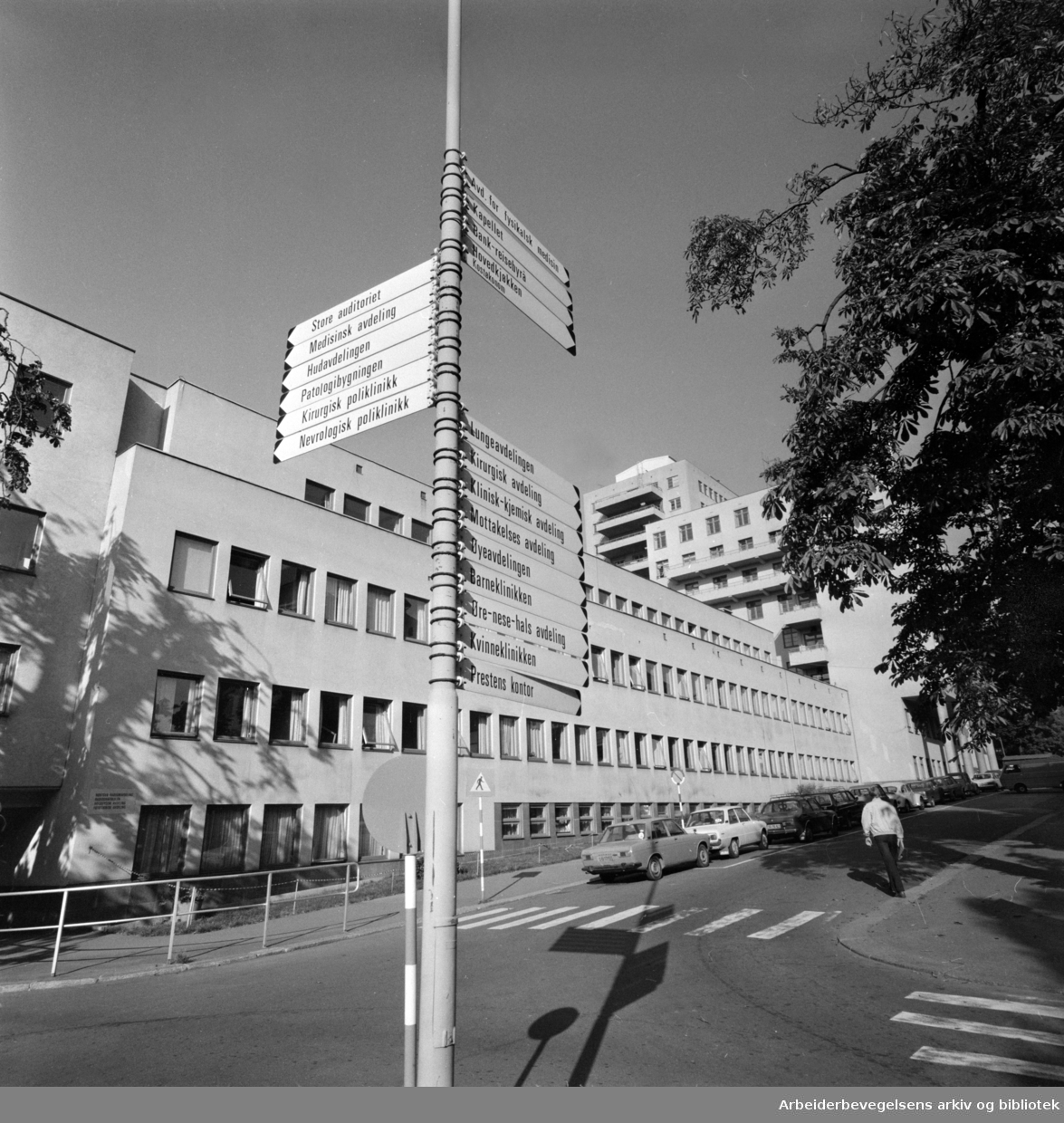 Rikshospitalet. September 1976