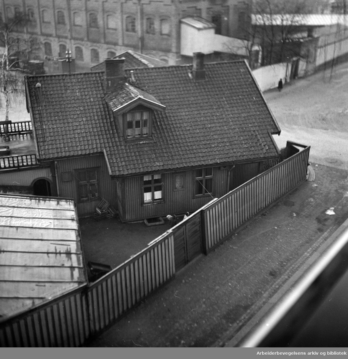 Nordpolen restaurant på Sandaker. Januar 1949