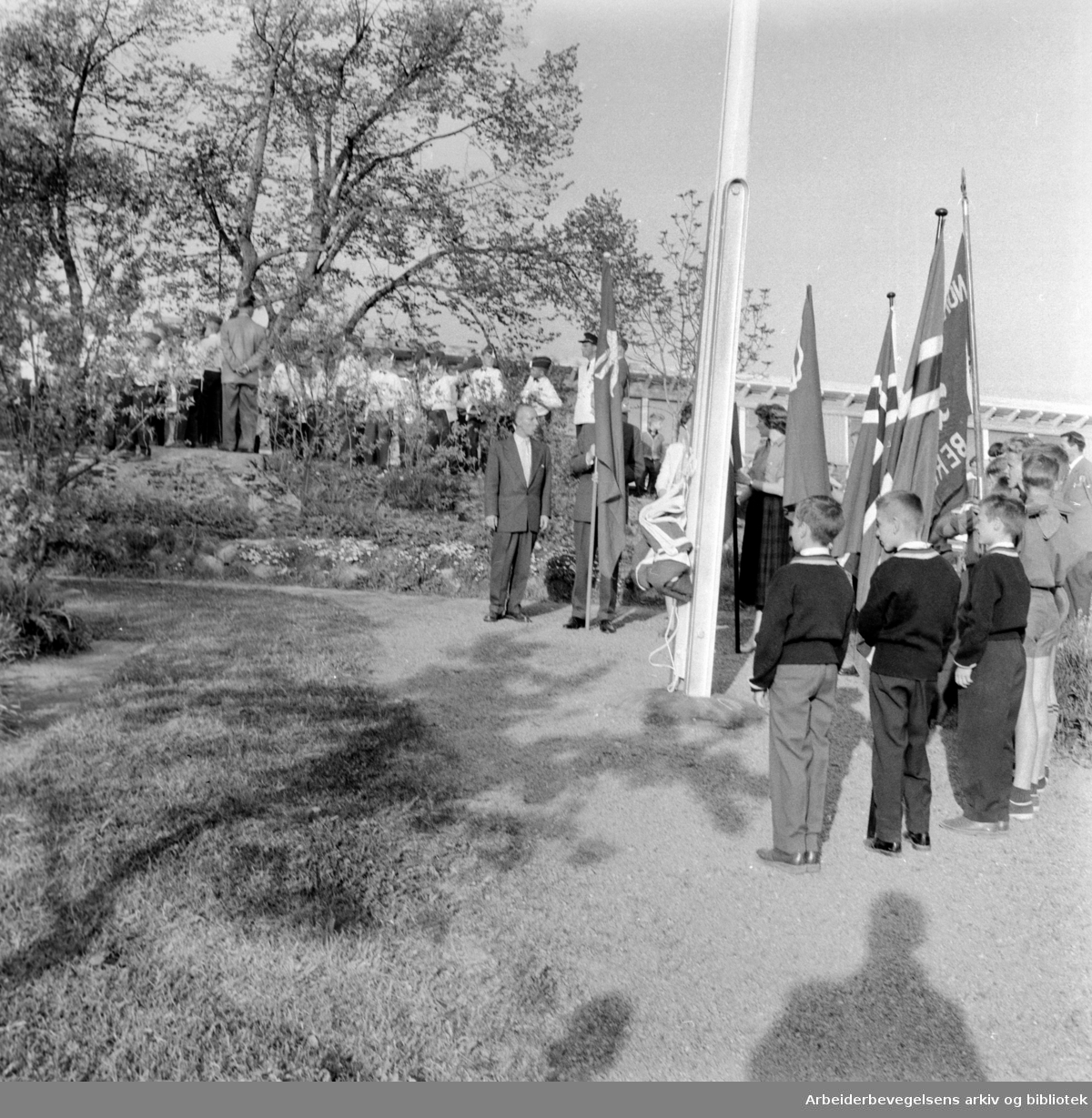Lambertseter gård innviet. Juni 1958