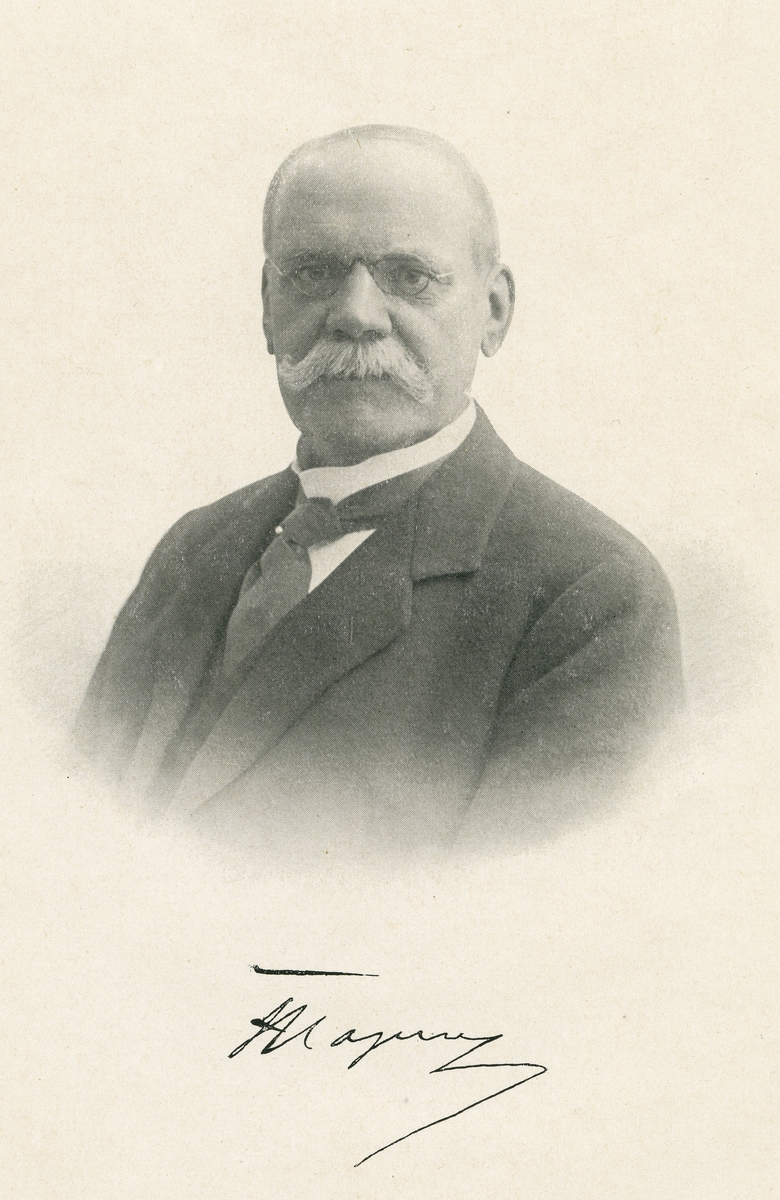 Portrett av politiker og jurist Francis Hagerup