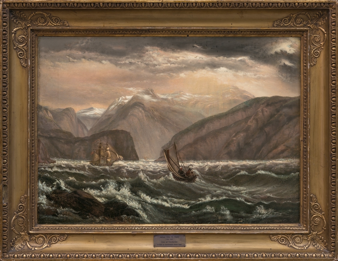 Uvær på Nærøyfjorden [Maleri]