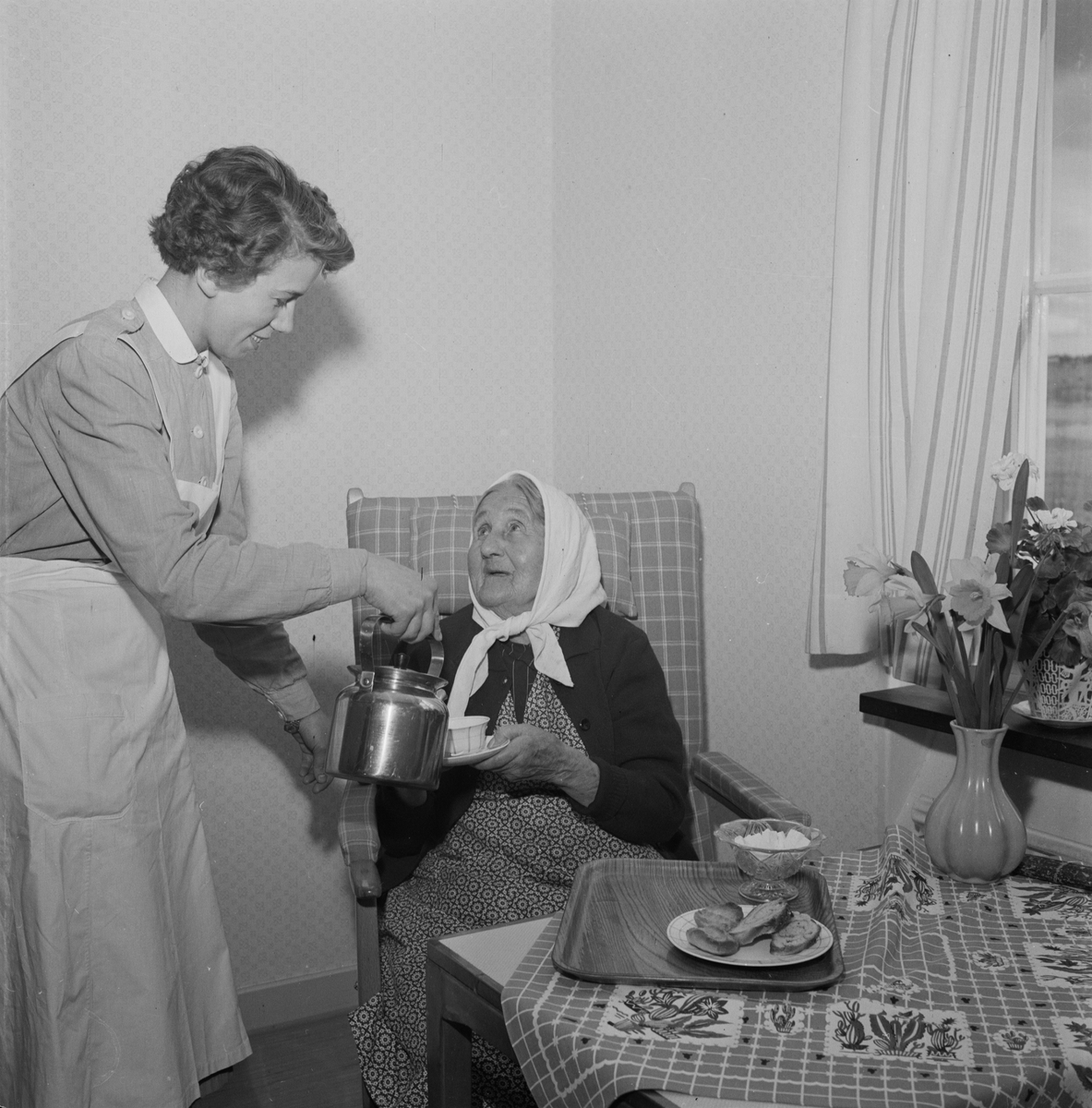 Pensionärshemmet, Tierp, Uppland 1955
