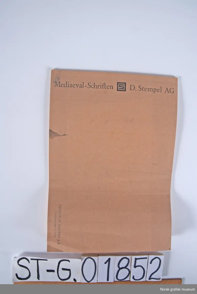 Mediaeval-Schriften S D. Stempel AG