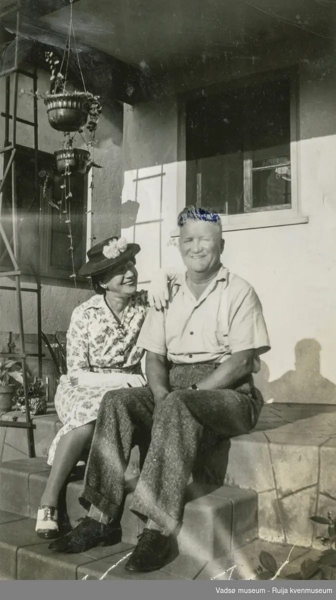 Sallie og Axel (Alfie) Niska, 1945.