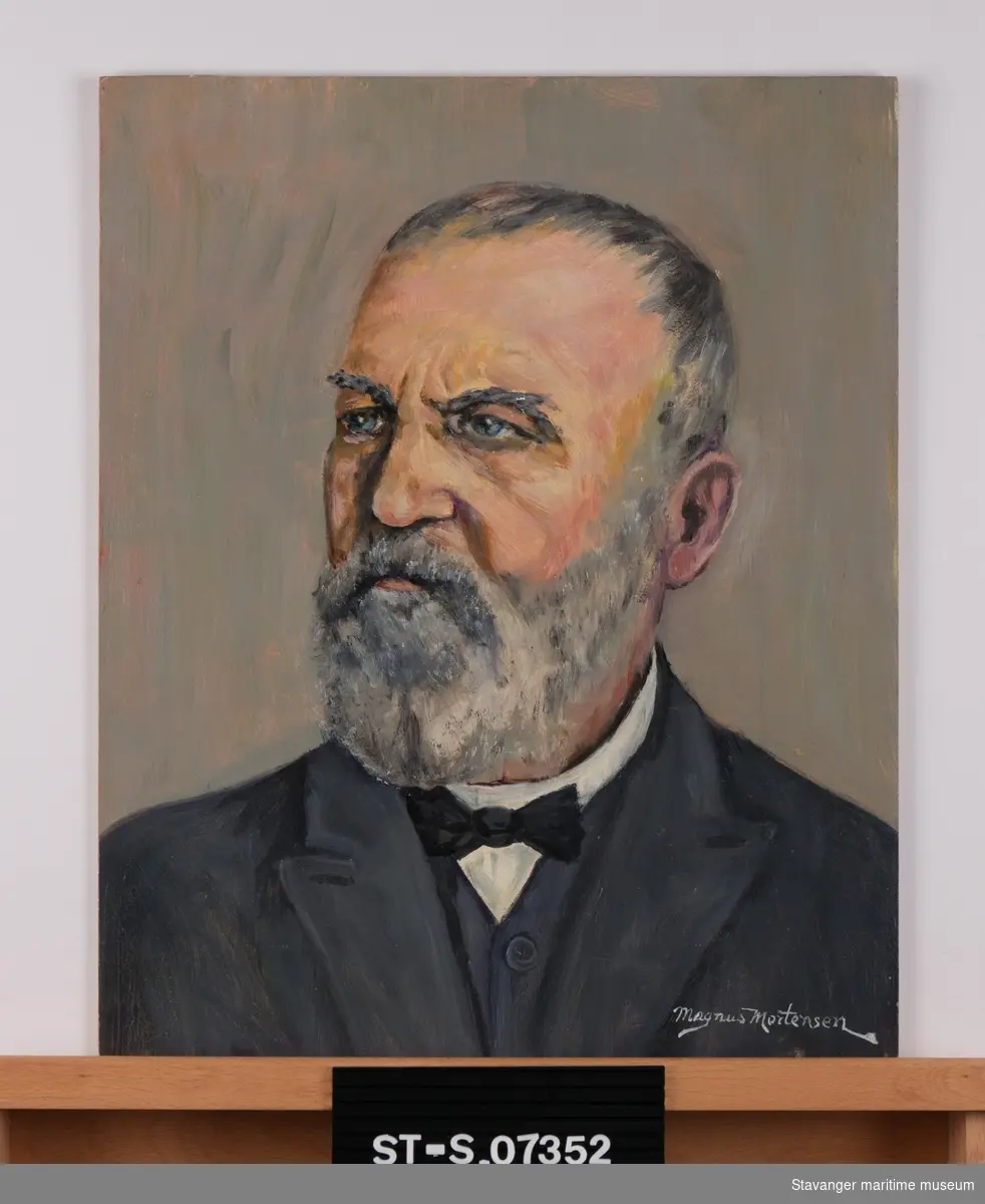 Portrett av kaptein H. C. Pedersen