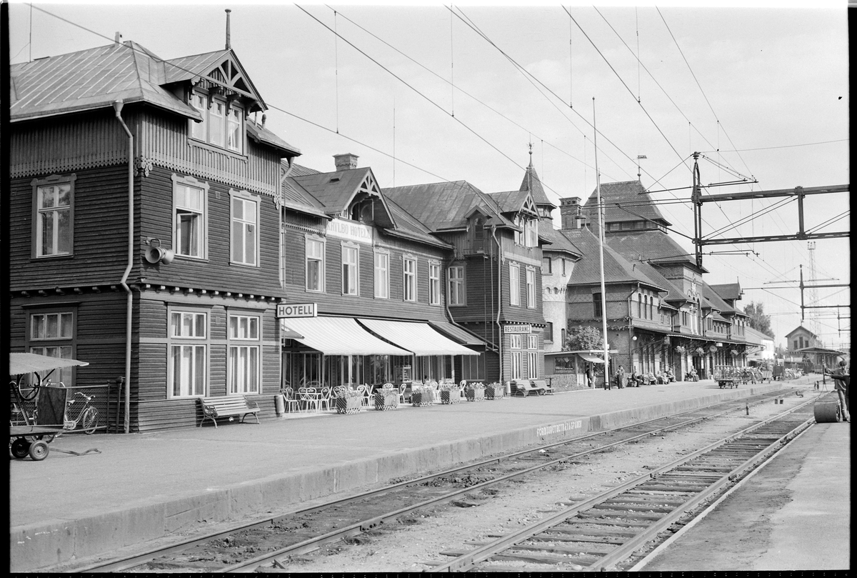 Avesta Krylbo järnvägshotell och stationshus.