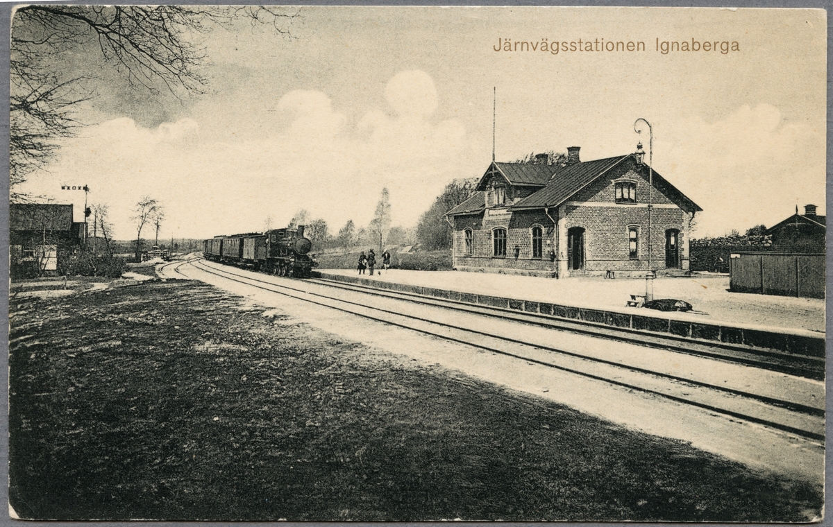 Järnvägsstationen i Ignaberga.