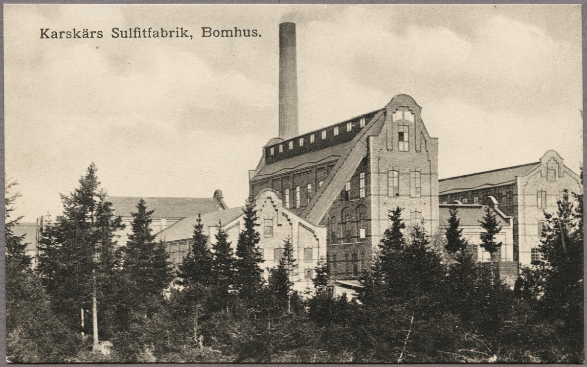 Karskärs Sulfitfabrik i Bomhus, Gävle.