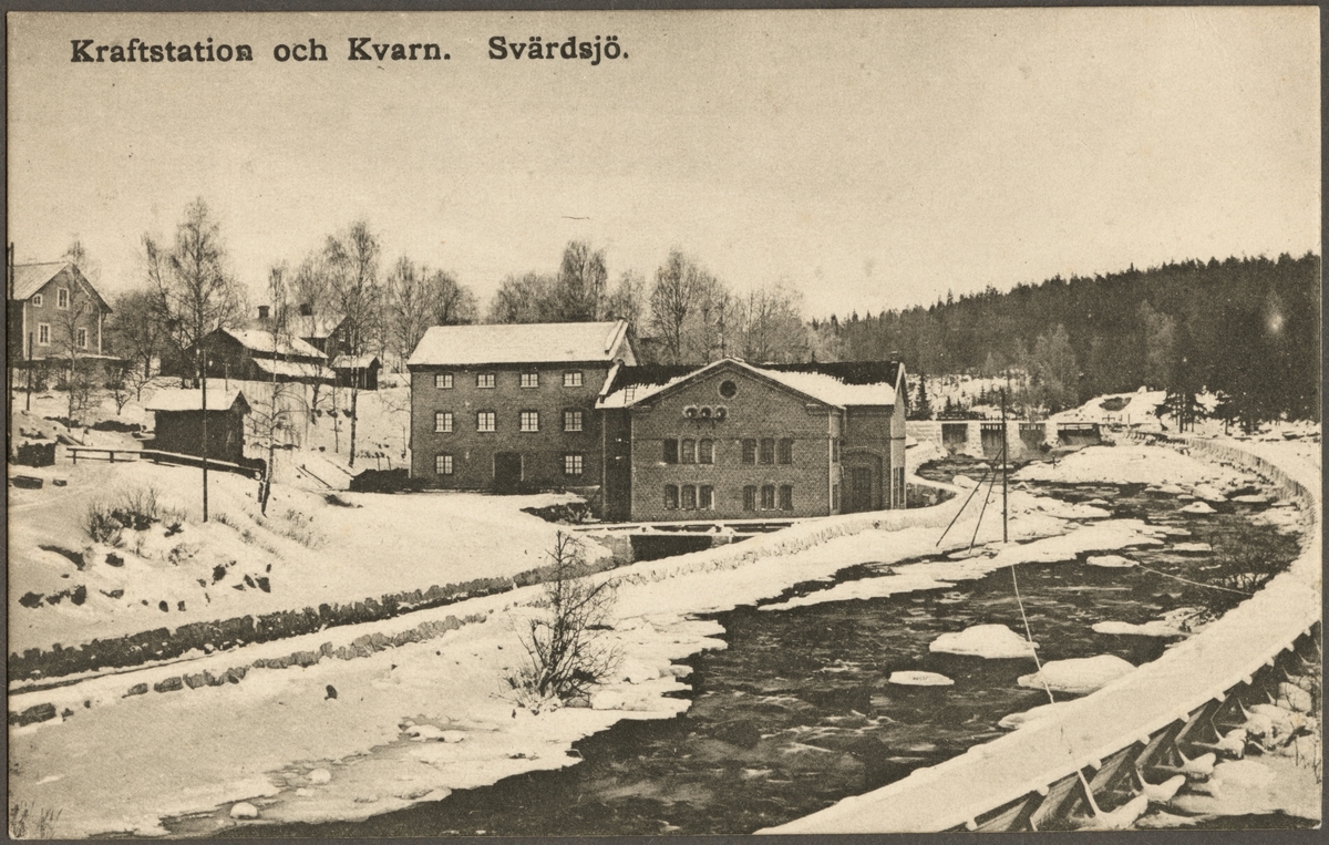 Kraftstation och kvarn, Svärdsjö.