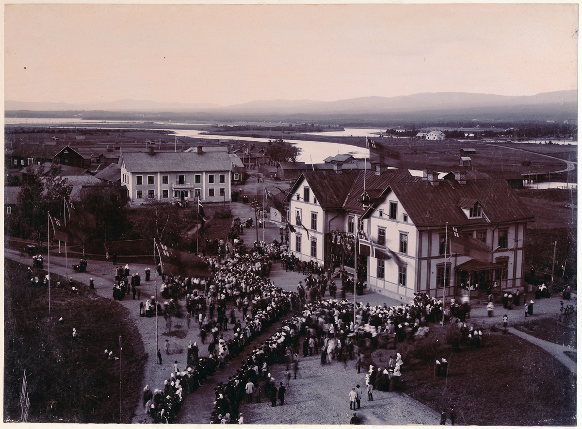 Invigningen av Falun Rättvik Mora Orsa,Torsdagen den 15 september 1892.