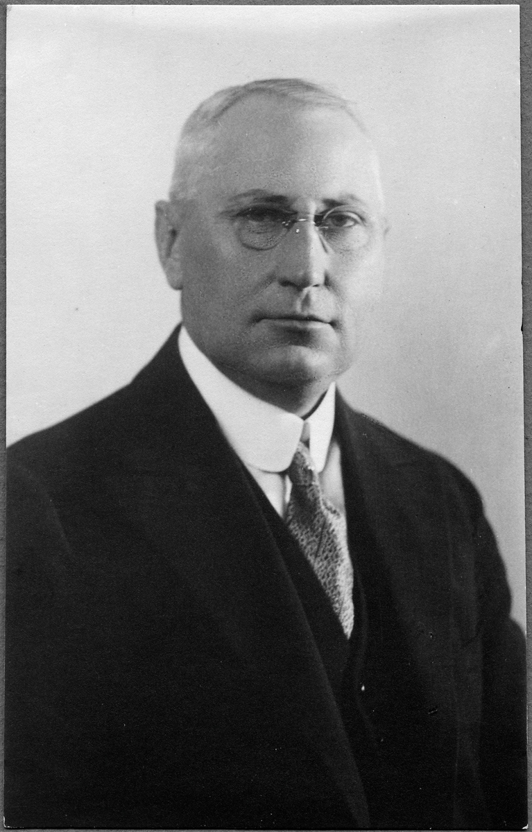 Arvid Arfvidsson, stationsinspektor i Billesholm 1907-1925.