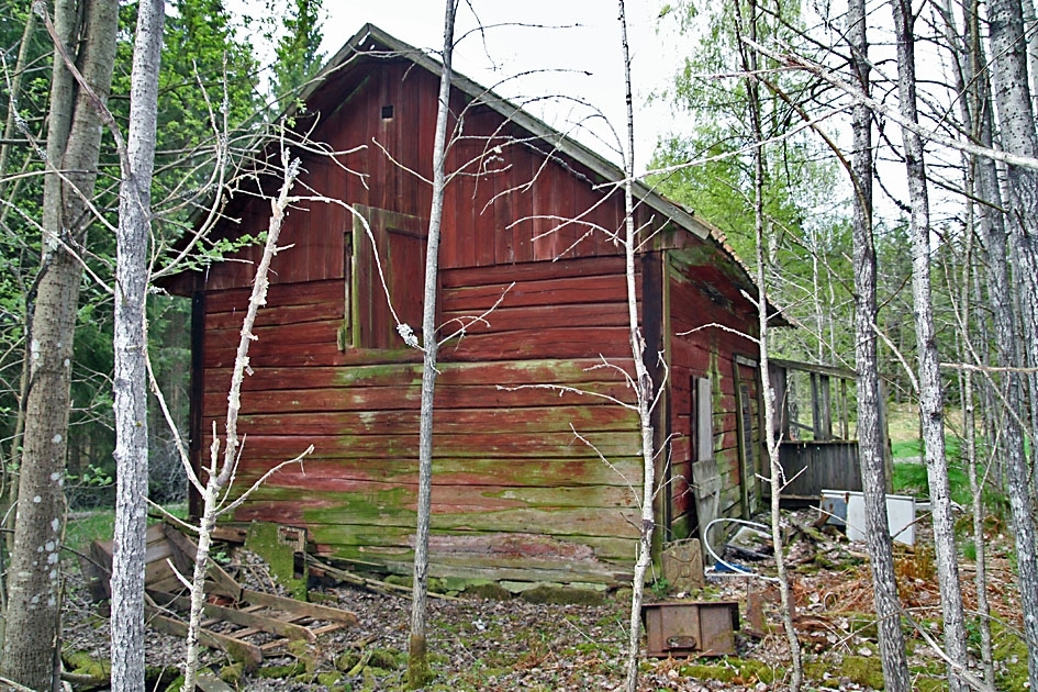 Restaurering av överloppsbyggnad, fähus, innan, Norrgarn, Bladåkers socken, Uppland 2010