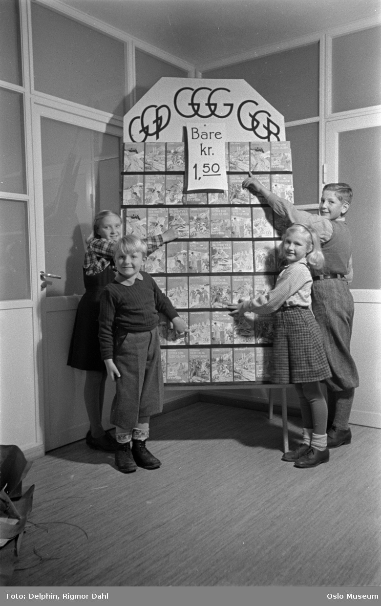 Reklame for Gyldendals barnebøker.