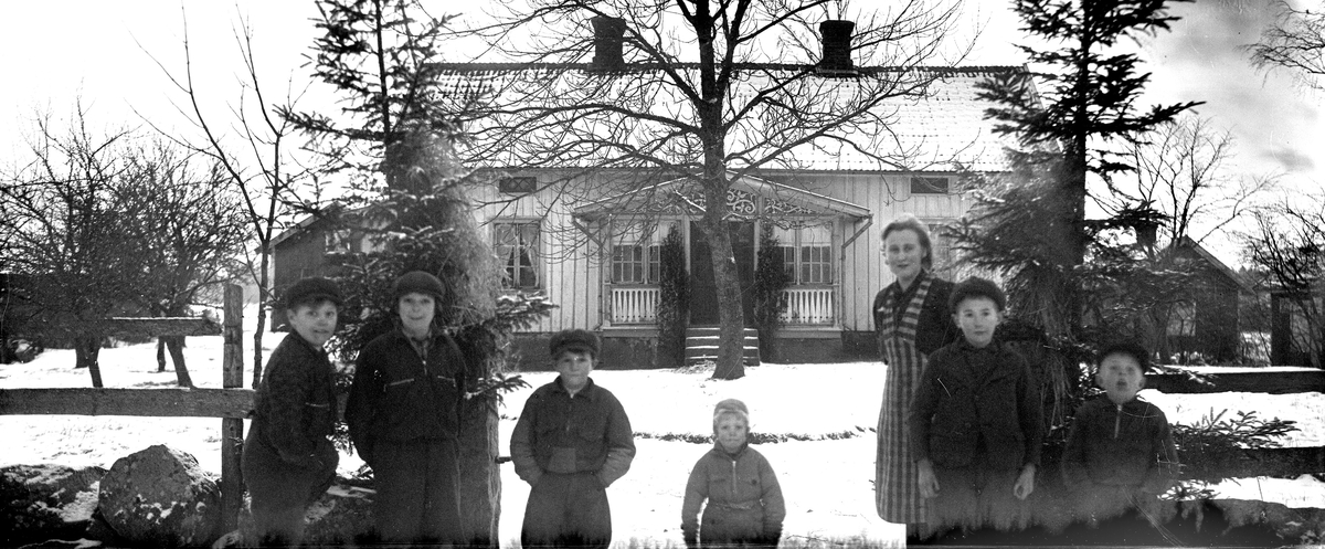 Hjalmar Olsson med familj