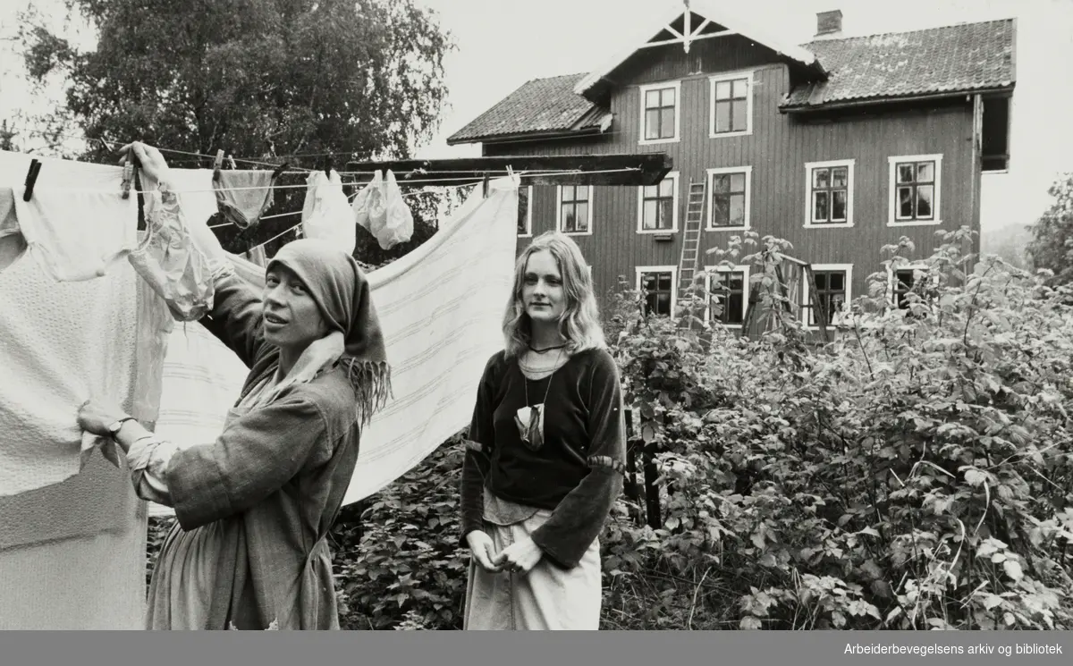 Frysja. Kari Nilsen og Bitte Delin er bekymret for at bomiljøet skal forsvinne. September 1979