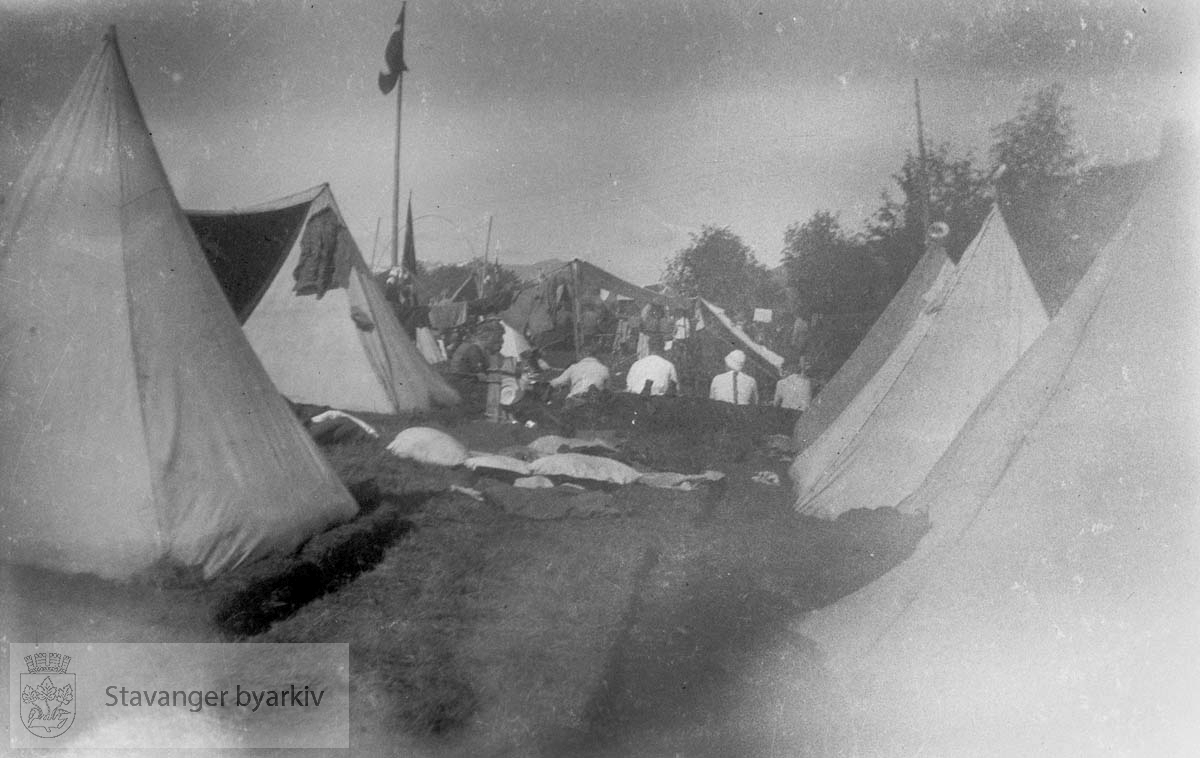 Speidere ?.Camping ? Sommeren 1929/30: Prekestolen