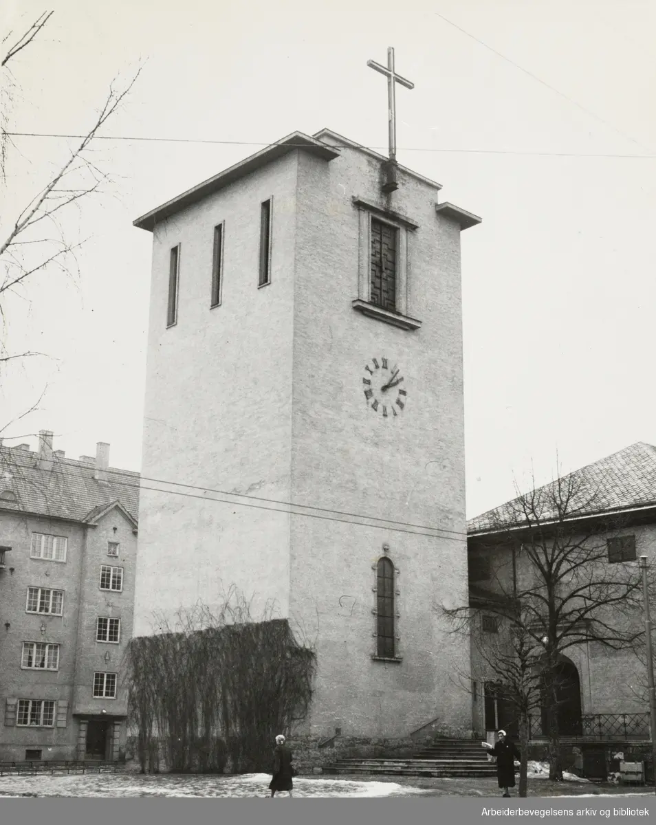 Gresk-ortodokse kirke. Januar 1957