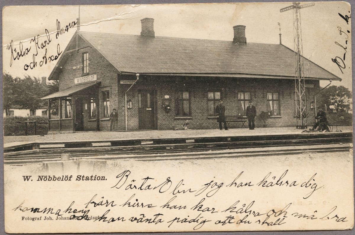Västra Nöbbelöv station.