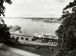 Oslo: Havna. Stemningsbilde. Juni 1983