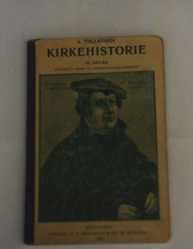Bilde av Martin Luther på forsiden