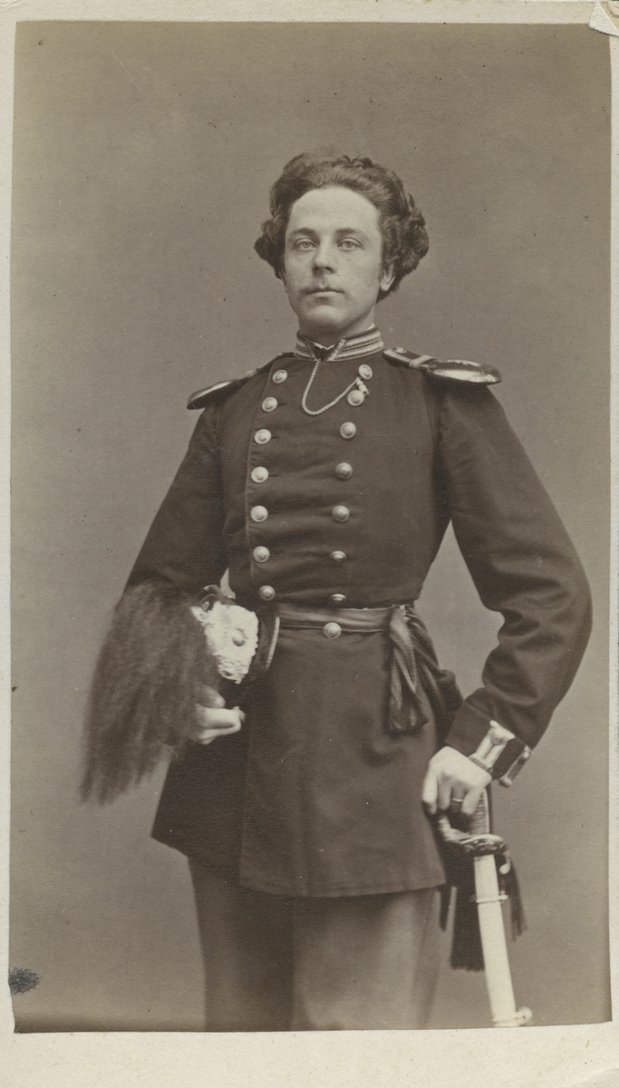 Löjtnant Gustaf Leksell. Dalaregementet.