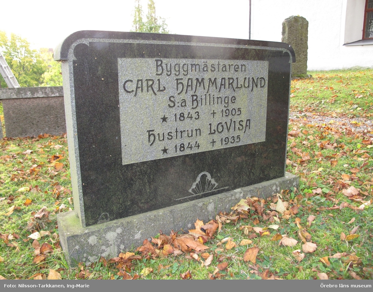 Kils kyrkogård Inventering av kulturhistoriskt värdefulla gravvårdar 2015, Kvarter 2.