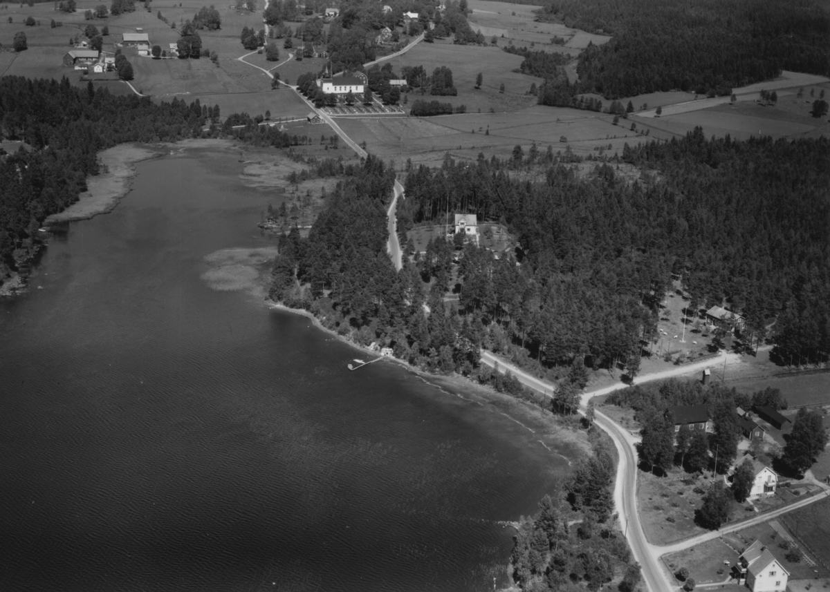 Flygfoto över Kulltorp i Gnosjö kommun, Jönköpings län. Nr: 306/1957